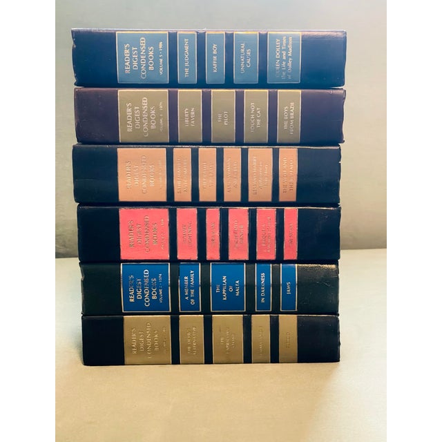 Shabby Chic Mid 20th Century Cloth-Bound Condensed Classics-Set of Six Books For Sale - Image 3 of 8