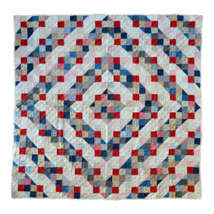 1910s ”Trip Around the World” Antique Quilt