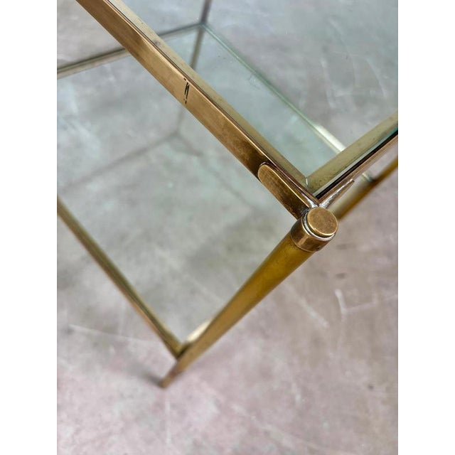 Brass and Glass Tables T12 by C. Corradi Dellacqua for Azucena, 1960s, Set of 2 For Sale - Image 10 of 12