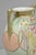 Antique Nippon Art Nouveau Hand Painted Porcelain Pink Flower Twin Handle Vase For Sale In Philadelphia - Image 6 of 14