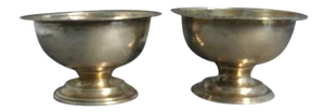 Early 19th Century American Federal Coin Silver Urn Form Salts - a Pair