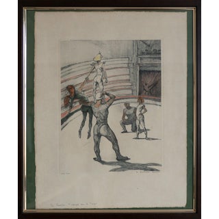 After Henri de Toulouse-Lautrec, La Chapiteau, Acrobats, Lithograph For Sale