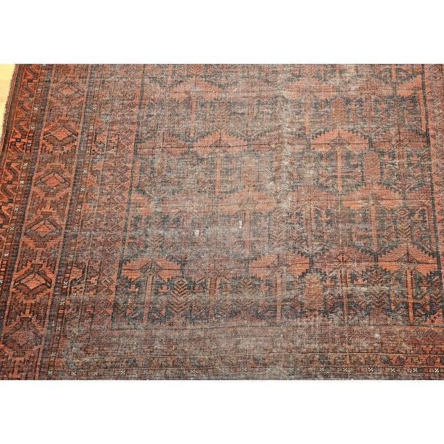 19th Century Hand-Knotted Afghan Gallery Rug in Allover Geometric Pattern For Sale - Image 14 of 18