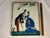 Early 20th Century Art Deco Reverse Painted Glass Courting Scene: Victorian Picture For Sale - Image 9 of 9