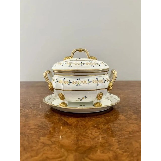 Ceramic Early 19th Century Crown Derby Tureen and Cover, 1825, Set of 2 For Sale - Image 7 of 7