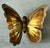 Set of 3 Vintage Mid Century Brass Butterfly Wall Hangings For Sale In Austin - Image 6 of 8