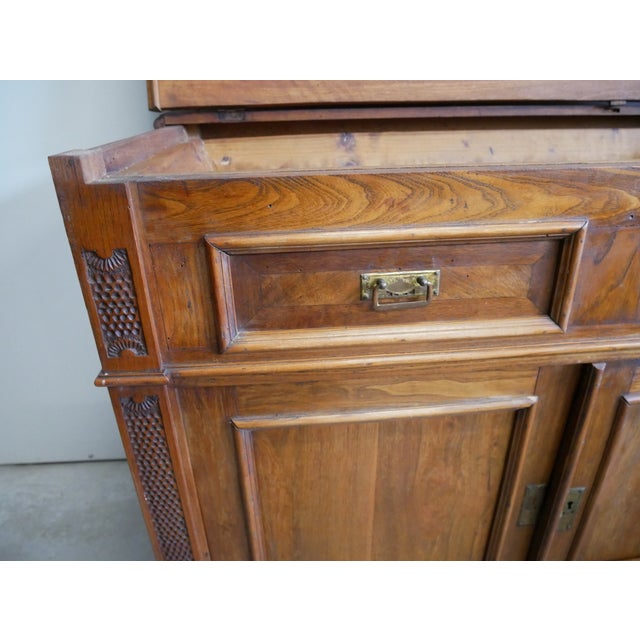 Antique Elm Sideboard, Early 1900s For Sale - Image 12 of 17