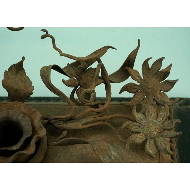 Antique Art Nouveau Inkwell in Wrought Iron, 1890s For Sale - Image 13 of 18