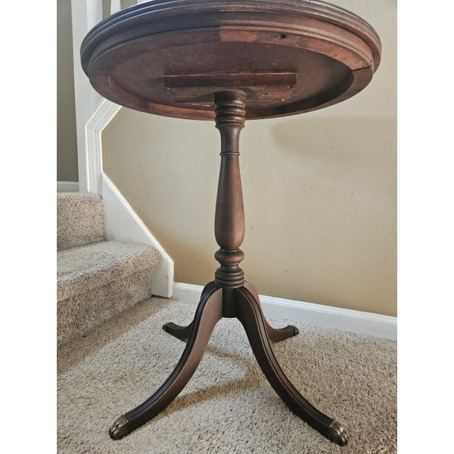 Vintage Queen Anne Side Table For Sale In Indianapolis - Image 6 of 7