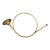 Vintage Decorative Brass Horn For Sale