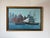 Mid-Century Modern Large- 1980’s Diane Kenny Maritime City Skyline Painting, Framed For Sale - Image 3 of 12