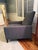 2010s West Elm Lewis Push-Back Recliner – Charcoal / Dark Grey – Excellent Condition For Sale - Image 5 of 5