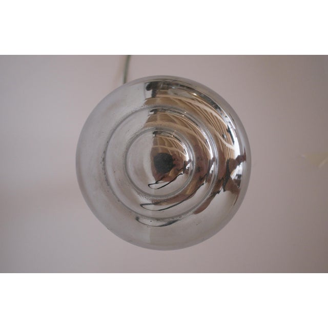 French Modernist Streamline Chrome Table Lamp, 1930s For Sale - Image 10 of 18