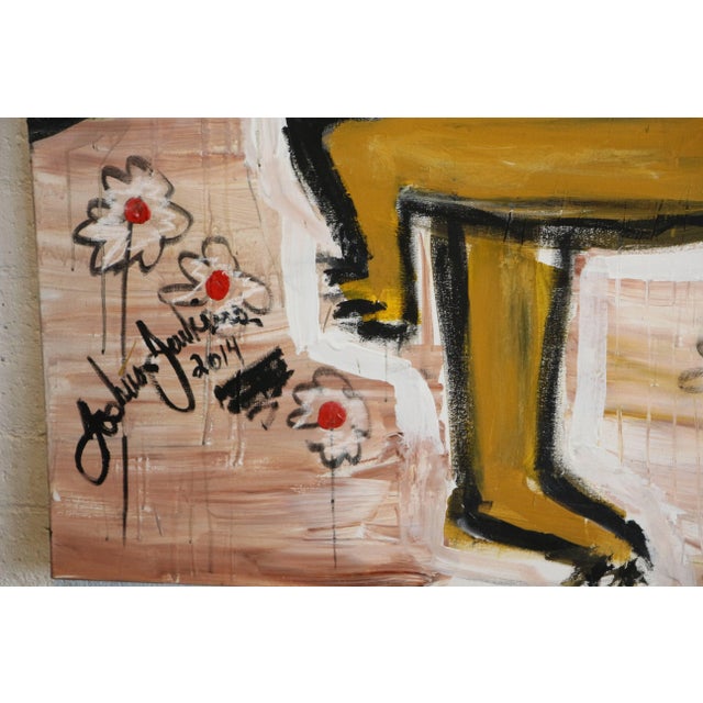 Paint Joshua Jenkins 2014 "Hanging with Jesus" Large Abstract For Sale - Image 7 of 8