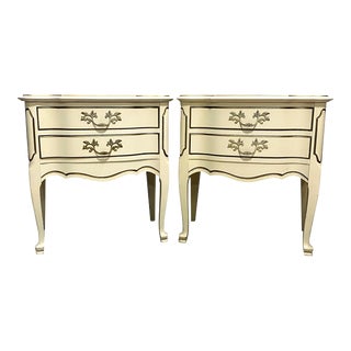 Vintage Mid Century French Provincial Nightstands - a Pair For Sale