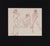 Three Poses - Original Male Nude Figurative Drawing on Paper Original male figurative drawing on paper depicting a nude...