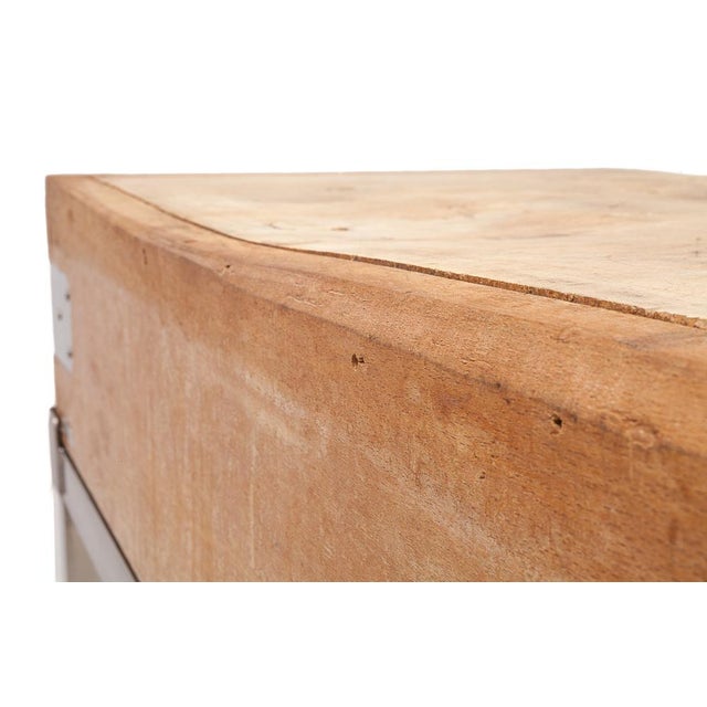 Wood Mid-Century Butcher's Block, 1960s For Sale - Image 7 of 14