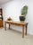 Nadeau Indonesian Solid Wood Antiqued Console Sofa/Entryway Rustic Primitive For Sale - Image 4 of 11