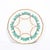 Set of 16 Turquoise & 24k Gilt Border Porcelain Dinner Plates by Hutschenreuther For Sale - Image 9 of 16