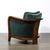 Pair of Art Deco Walnut Armchairs in Eucalyptus Mohair Velvet W/ Nickel Sabots For Sale - Image 11 of 18