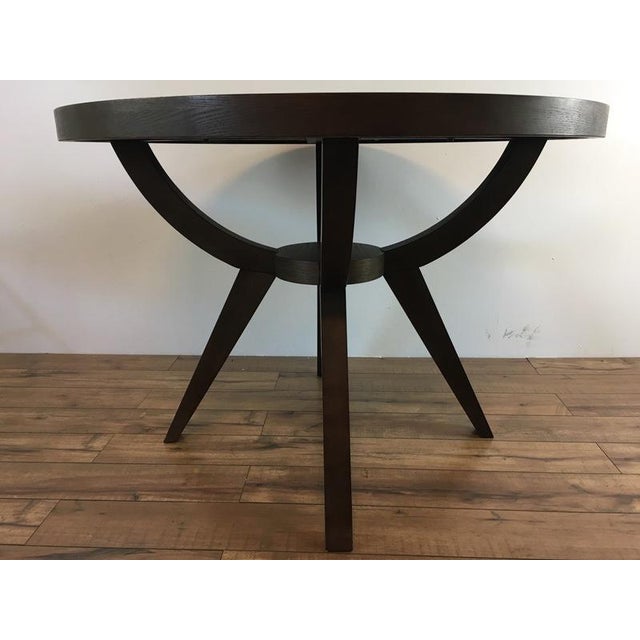 West Elm Arc Base Pedestal Table | Chairish