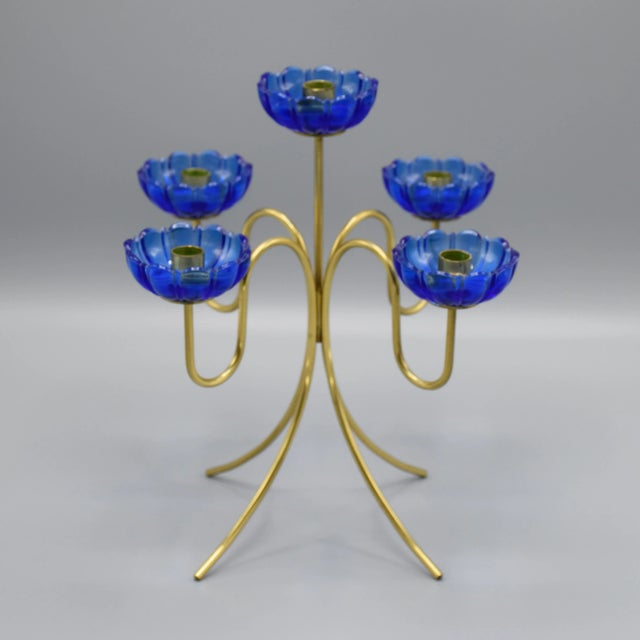 Metal Candleholder by Gunnar Ander for Ystad Metal, Sweden, 1970s For Sale - Image 7 of 7