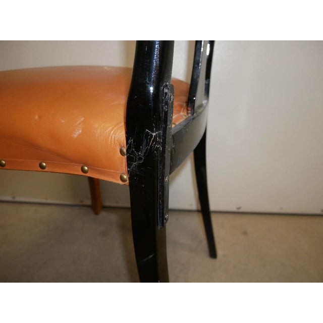 Wood Vintage Italian Chippendale Style Chairs, 1940s, Set of 6 For Sale - Image 7 of 15