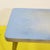 Rectangular Blue Laminate Table with Metal Legs For Sale - Image 4 of 11