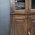 Late 20th Century English Oak Glass Top Doors With Paneled Bottom Doors Corner Cupboard For Sale - Image 13 of 16