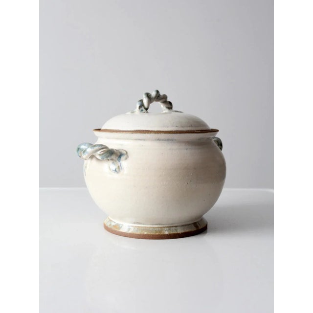 Vintage Studio Pottery Tureen For Sale - Image 10 of 13