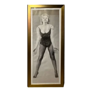 Framed Marilyn Monroe Lithograph, 1976