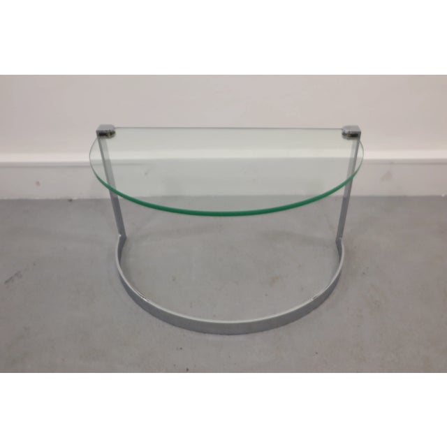 Glass & Chrome Coffee Table, 1970s, Set of 2 For Sale - Image 18 of 18
