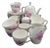 German Porcelain Coffee Service for 12 by Johann Haviland, Bavaria, Set of 15 For Sale