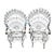 1960s Wrought Iron Peacock Chairs Set of Two For Sale