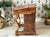Antique Victorian Burl Walnut Wood and Leather Davenport Writing Table Secretary Desk For Sale - Image 14 of 18