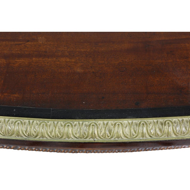 Brown George III Style Carved Mahogany Serving Table For Sale - Image 8 of 13
