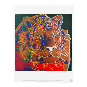 Andy Warhol Pop Art Siberian Tiger 1983