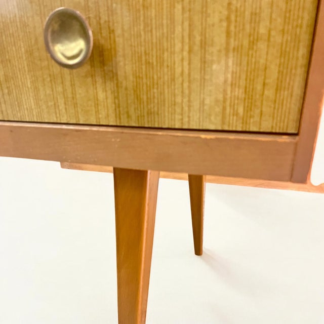 1950s Vintage Desk with Blue Formica Table Top from Ekawerk, 1950s For Sale - Image 5 of 11