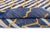 Navy Blue Premium Hand-Knotted Moroccan Wool Rug | 10'5" X 6'6" | One of a Kind For Sale - Image 8 of 9
