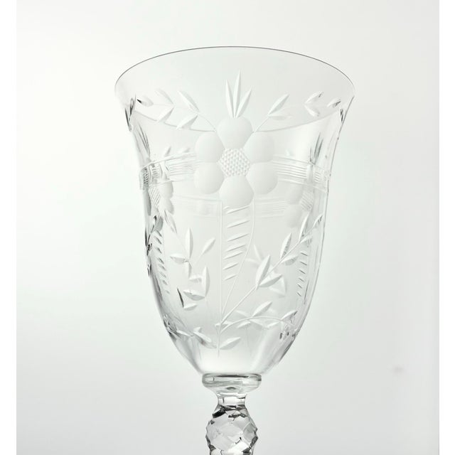 1940s 1940s Cambridge “Lucia” Pair of Water Glasses For Sale - Image 5 of 7