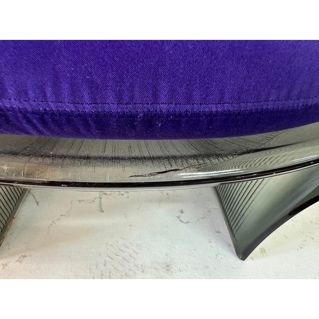 Plastic Original Lucite Flower Chair by Pierre Paulin for Magis For Sale - Image 7 of 9