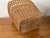 Vintage 1960s Wicker Wastebasket For Sale - Image 6 of 6