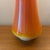 1960s l.e. Smith Bittersweet Orange Smoothie Swung Vase For Sale - Image 4 of 8