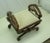 Victorian 19th Century Victorian Rosewood Vanity Bench For Sale - Image 3 of 8
