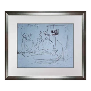 Pablo Picasso Horse Ltd Edition Lithograph Guernica +Custom Frame