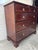 Antique 18th Century George III period mahogany chest of drawers / dresser. H: 42.5 Inches W: 45.5 inches D: 19.5 inches