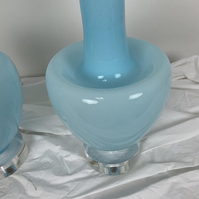 Exceptional and rare 38" tall to the top of the socket, 48" with the shade photo. Shades are not included. Just...