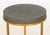 Contemporary Restoration Hardware Faux Shagreen Side Table For Sale - Image 3 of 8