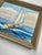 Sailboat Seascape Waves Original Oil on Canvas, by Alton (Framed) For Sale - Image 6 of 9
