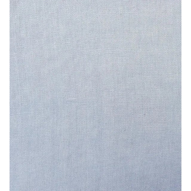 Traditional Sample - The House of Scalamandré Toscana Linen Fabric, Sky For Sale - Image 3 of 3
